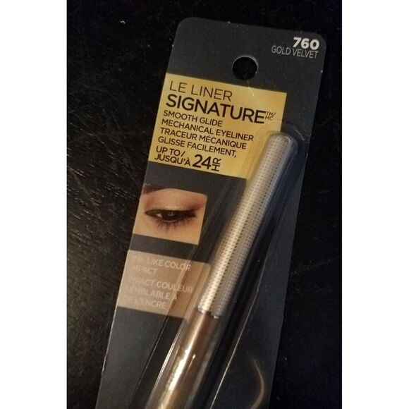 #760 Gold Velvet L'Oreal Paris Le Liner Signature Mechanical Eyeliner - Picture 3 of 7